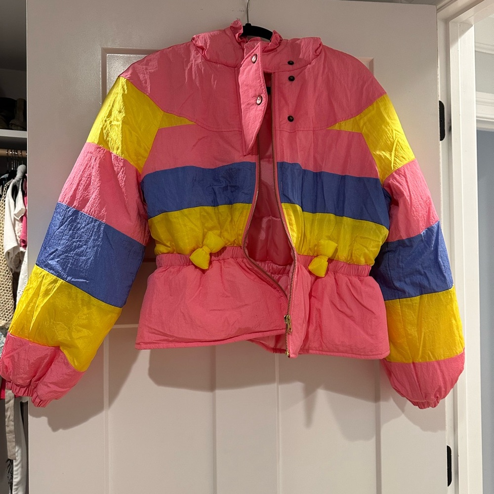LoveShackFancy puffer coat -size small